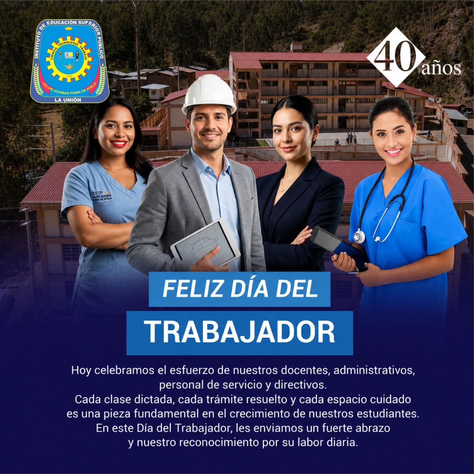Portada 𝟬𝟭 𝗱𝗲 𝗺𝗮𝘆𝗼 ¡𝗙𝗲𝗹𝗶𝘇 𝗱í𝗮 𝗱𝗲𝗹 𝘁𝗿𝗮𝗯𝗮𝗷𝗼!🎉👏